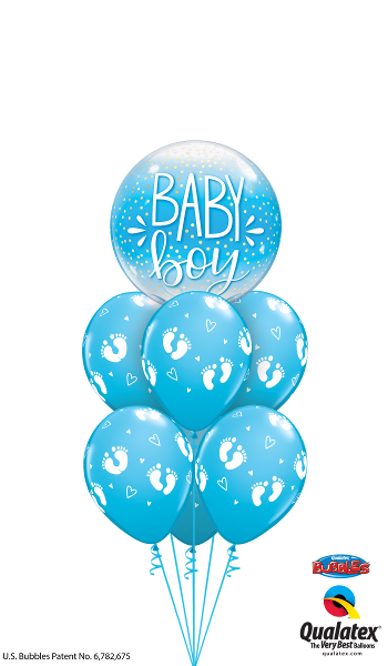 bubble balloon baby boy Dubai