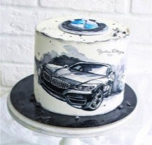 Car themed cake dubai