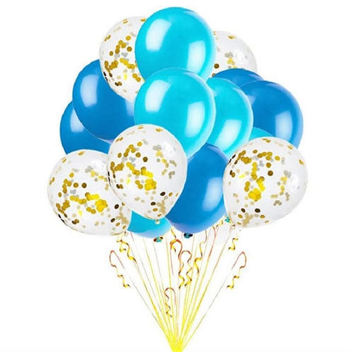 Blue & Gold Celebratory Balloon Gifts UAE
