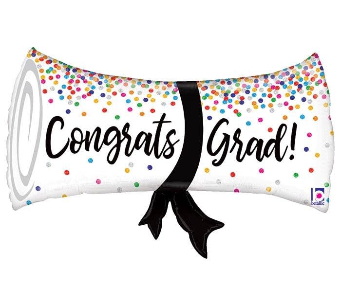 Congrats Grad Diploma Shape Balloon Dubai