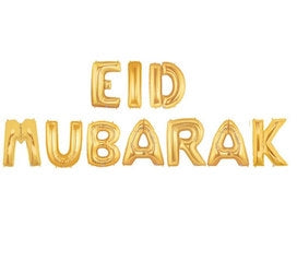 Eid Mubarak Dubai Balloon letter