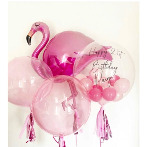 Flamingo bubble Balloon Dubai