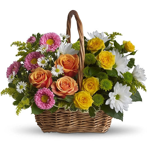 Vibrant Flower Basket UAE