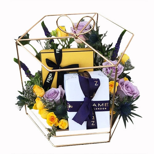 Gift Decoration with Flowers UAE