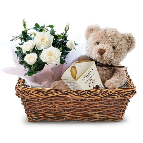 Chocolate, Flowers and Teddy Gift Dubai