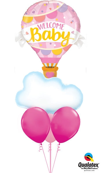 Welcome Hot air balloon baby girl dubai