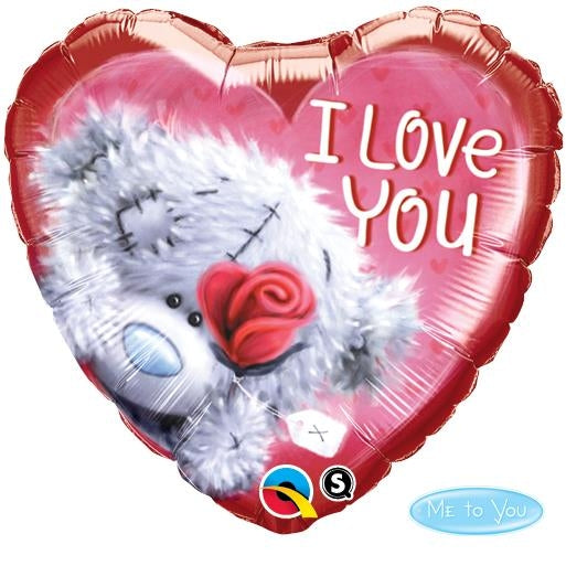 i love you heart foil balloon dubai