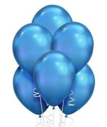 Metallic blue Helium Balloons Dubai