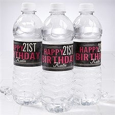 Personalized water bottle label Dubai