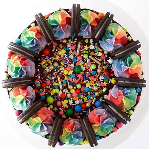 Rainbow Sprinkle Cake Birthday Cake Delivery Send to UAE Now! Dot