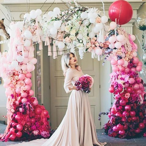 Dream Wedding Balloon & Flower Arch - Dubai