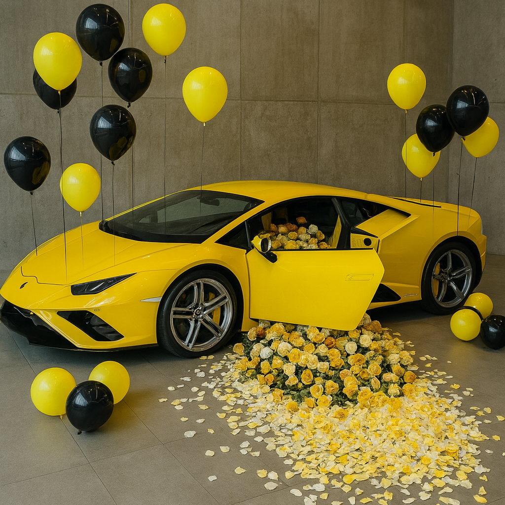 Luxury Flower Car Wrap