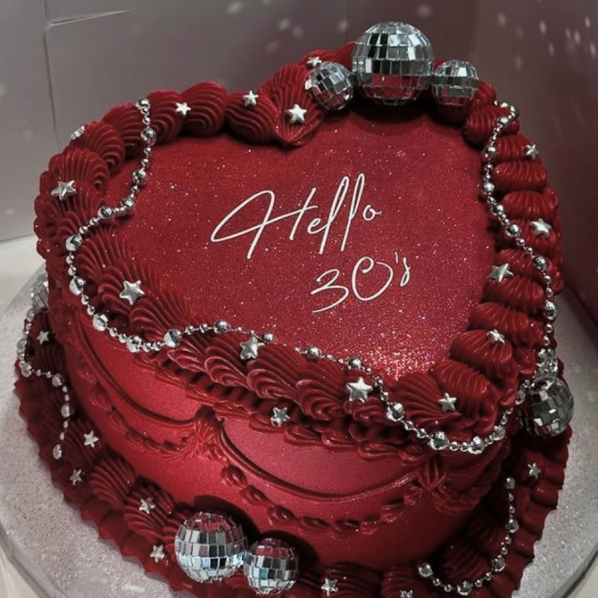 Glitter Shiny Birthday Cakes