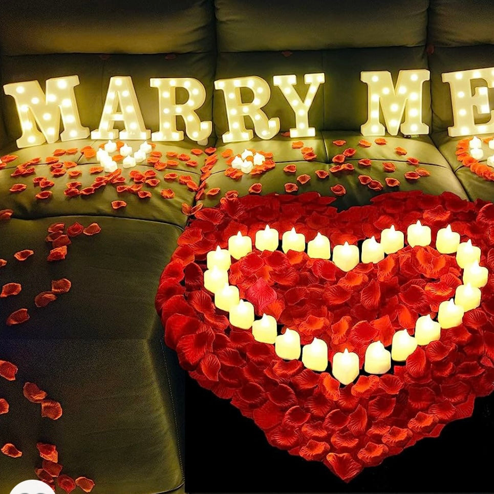 MARRY ME proposal setupl Order Decoration online NOW Deliver to