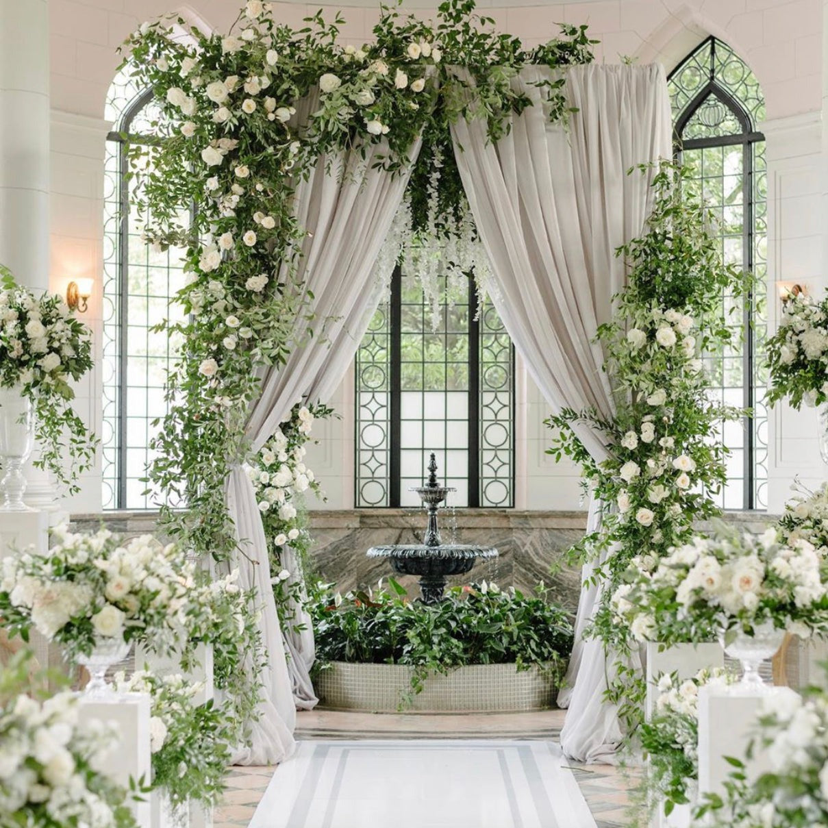Indoor Wedding Arch Decoration Ideas Title%