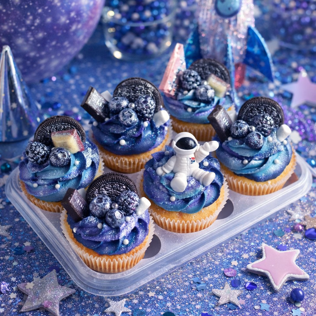 宇宙飛行士カップケーキ ドバイ - ドバイへお届け - オンライン 宇宙飛行士カップケーキ ドバイ - ドバイへお届け - オンライン