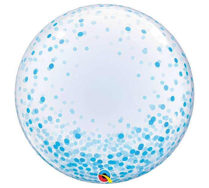 Blue confetti bubble balloon Dubai