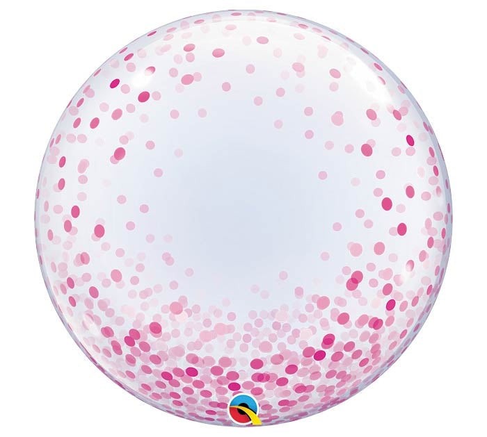 Pink confetti bubble balloon Dubai