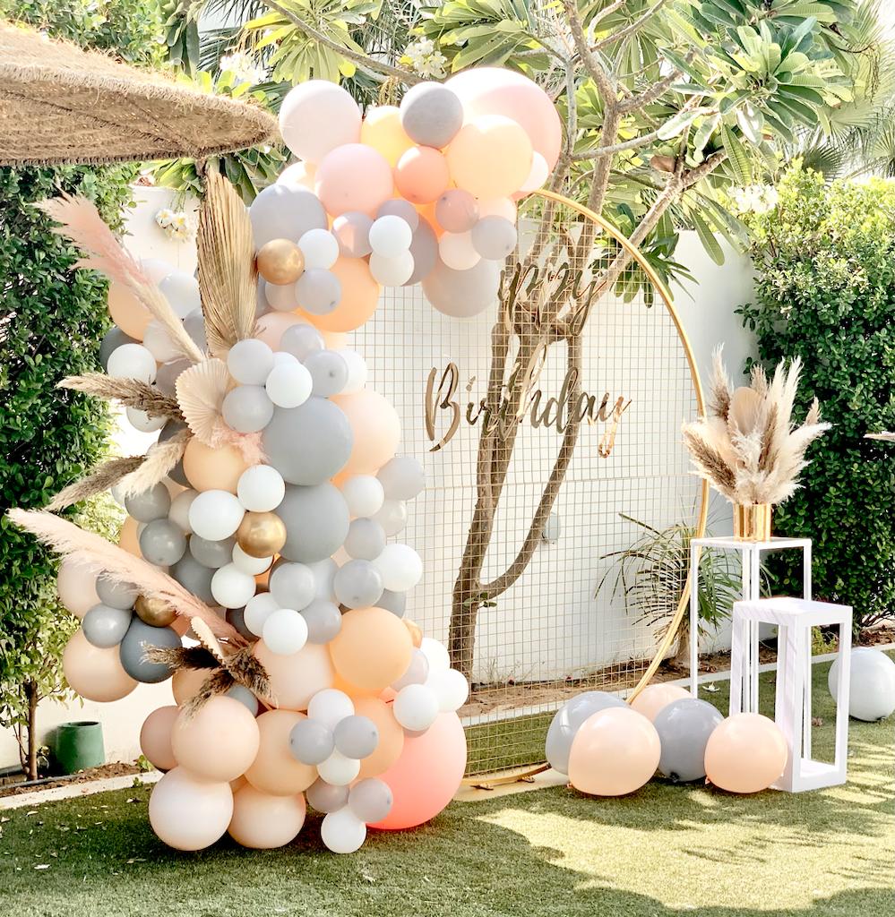 Blue Balloon Garland - Venue Decor - Order Online UAE – Dot Perfect ...