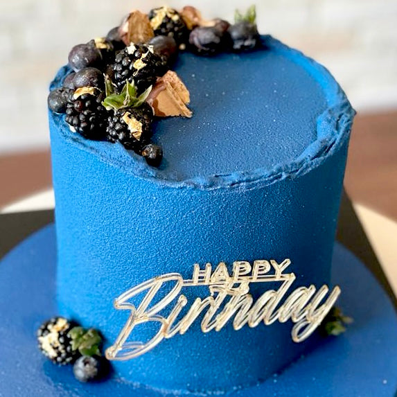 Groovy Cake - Blue – Pelligra Cakes