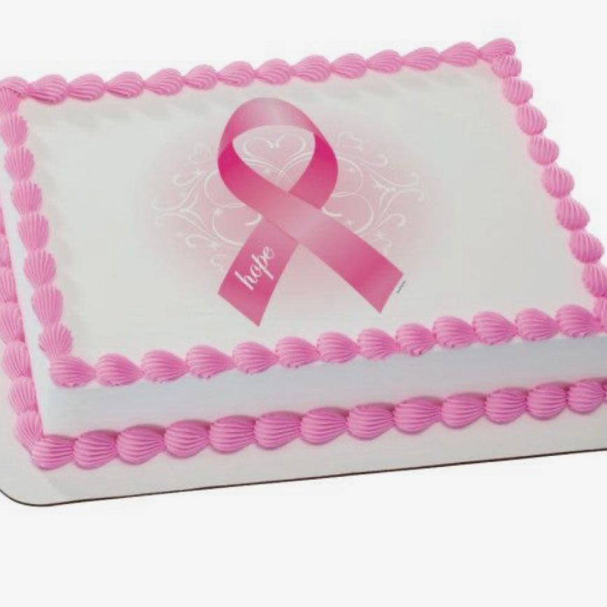 Pink Ribbion Cake Pink Ribbon Cupcakes - Breast Cancer Support Gifts - Order Now UAE ...