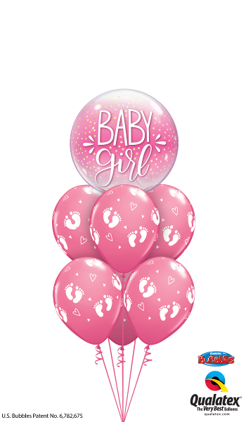bubble balloon baby girl Dubai