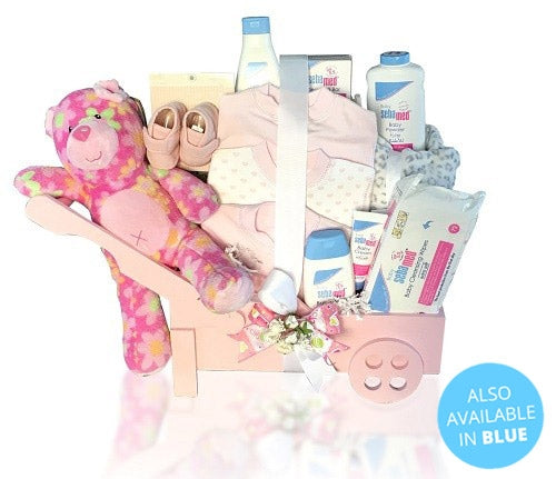 Little Trolley Pink Baby Care Gift Set - Dubai