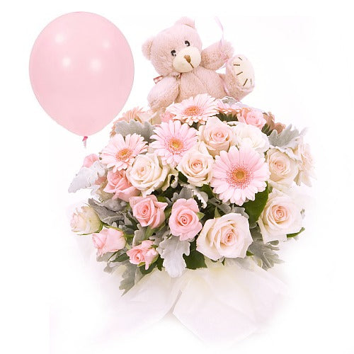 Baby Pink Flower Bouquet - Dubai