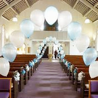 Elegant Wedding Floating Balloon Arch - Dubai