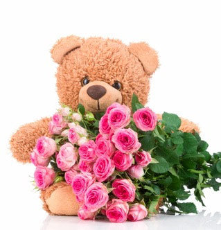 Teddy Bear & Roses Dubai