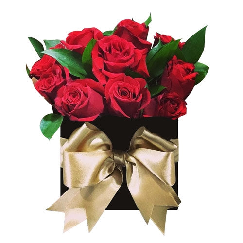 Best Red Roses Luxury Flower Gift Box Dubai