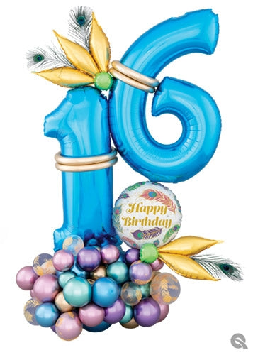 Support de ballon d'anniversaire d'âge - Envoyez des cadeaux d'anniversaire  à Dubaï - The Perfect Gift® Dubai