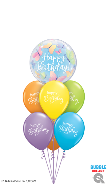 Butterfly Colorful Birthday Balloons Dubai