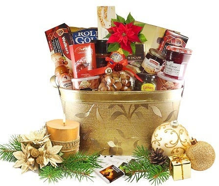 'Golden Christmas' Gift Basket - Dubai