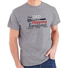 Personalized 'Dad is Awesome' T-Shirt for Men - Dubai