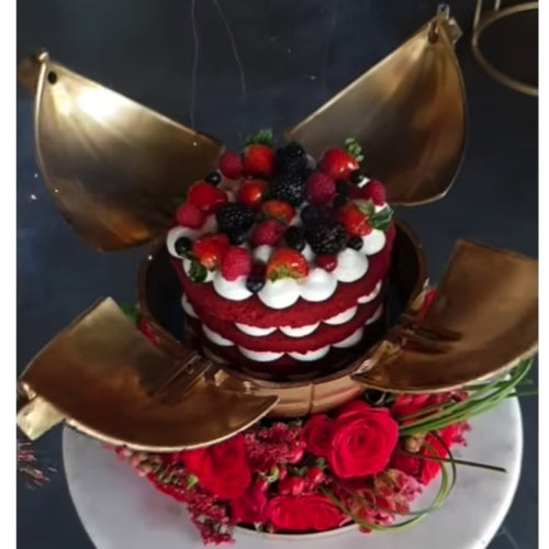 Bomb Explosion Box with Roses Cake Dubai