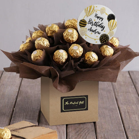Cadeau chocolat, cadeau panier Ferrero Rocher, cadeau de