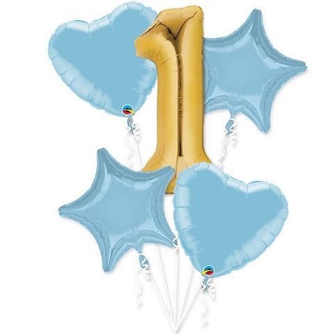 First Birthday Baby Boy Balloon Bouquet Dubai