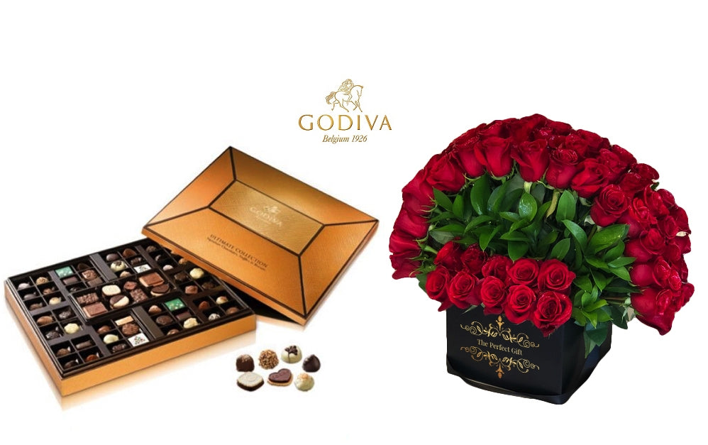 Godiva Gift Roses Dubai