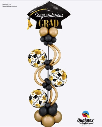Congratulation Grad Adorable Balloon Stand - Dubai