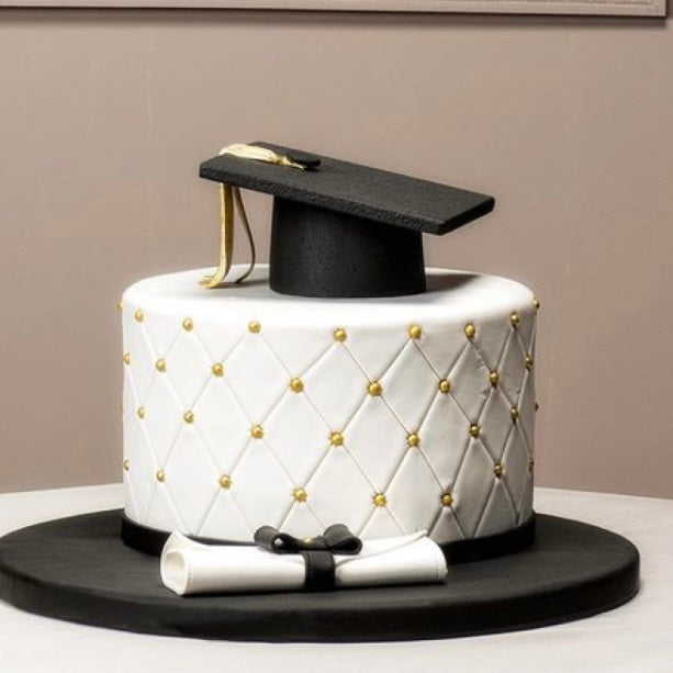White Graduation Cake Dubai Made With Swiss Ingredients Buy Online white-graduation-cake-dubai-made-with-swiss-ingredients-buy-online