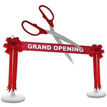 Giant Scissors - Opening Ceremony cutting Dubai