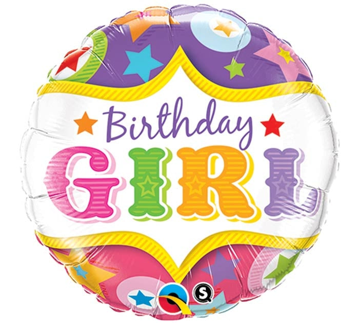Happy Birthday Girl Circus Theme Balloon Dubai