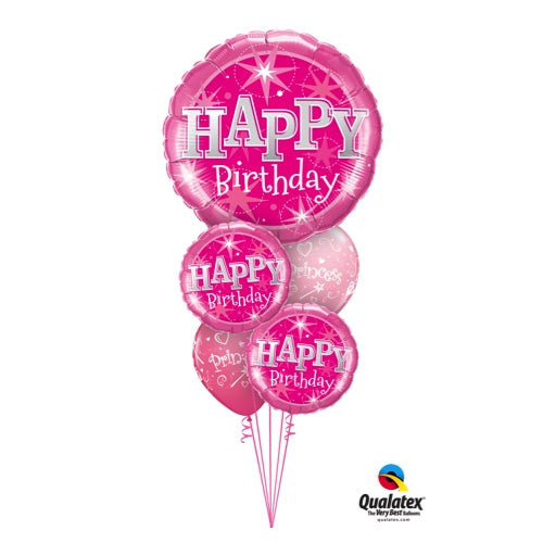 Pink Birthday Balloons Online Dubai