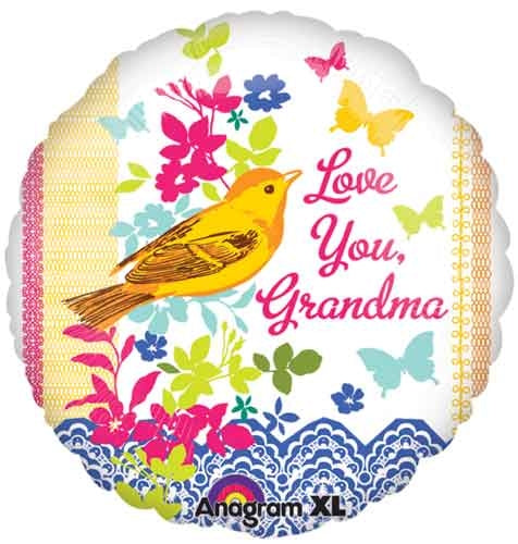 Love You Grandma Foil Balloon - Dubai