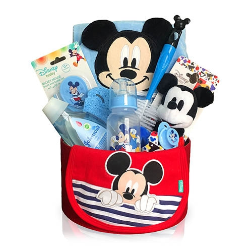 Mickey-Mouse-Geschenkkorb – Geschenke für Neugeborene – Jetzt in die  Vereinigten Arabischen Emirate verschicken! – Das perfekte Geschenk® Dubai