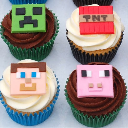 Minecraft Cupcakes  - Dubai