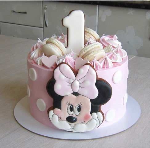 Gâteau rose Minnie Mouse - Commandez en ligne dès maintenant