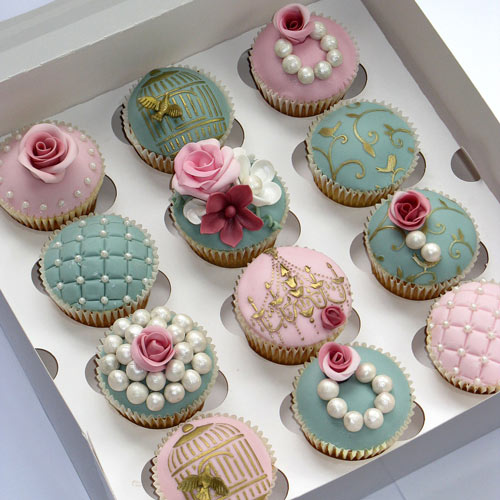 Rococo Art Inspired Cupcakes - Dubai