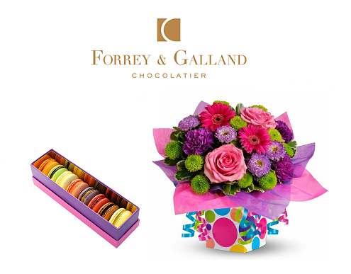 Macarons and Flower Gifts Online Delivery Dubai